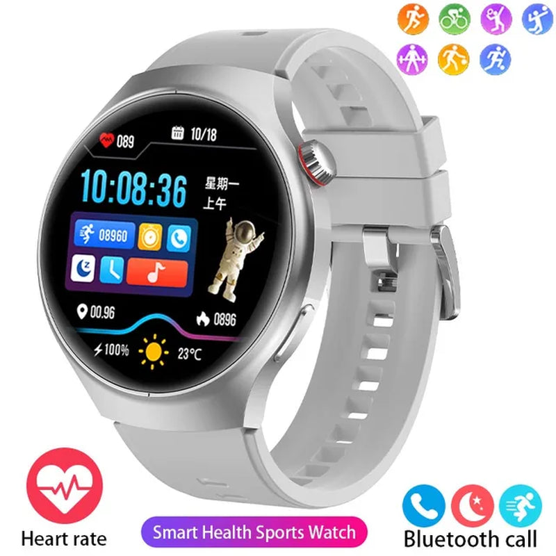 2024 New Smart Watch Men Full Circle Touch Screen Bluetooth Call Men Smart Watch Waterproof Sports Activity Fitness Watch