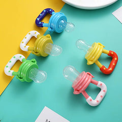 3 Pcs Baby Fruit and Vegetable Teether Food Supplement Bite Le Silicone Baby Feeding Tableware 3 Pcs Baby Fruit and Vegetable Te